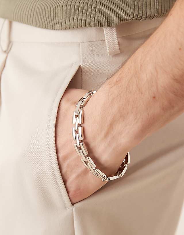 Asos ASOS DESIGN Smart Oversized Tapered Trousers With Front Pleat In Ecru