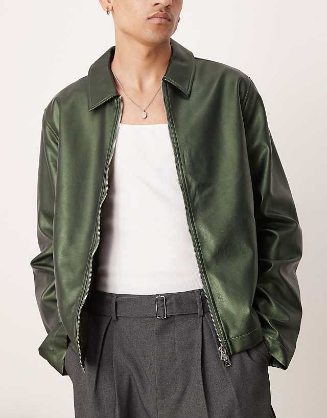 Asos ASOS DESIGN Smart Wide Leg Belted Trouser With Front Pleat In Charcoal