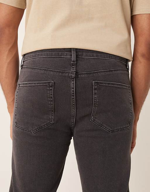 Asos ASOS DESIGN Stretch Flared Jeans In Washed Black