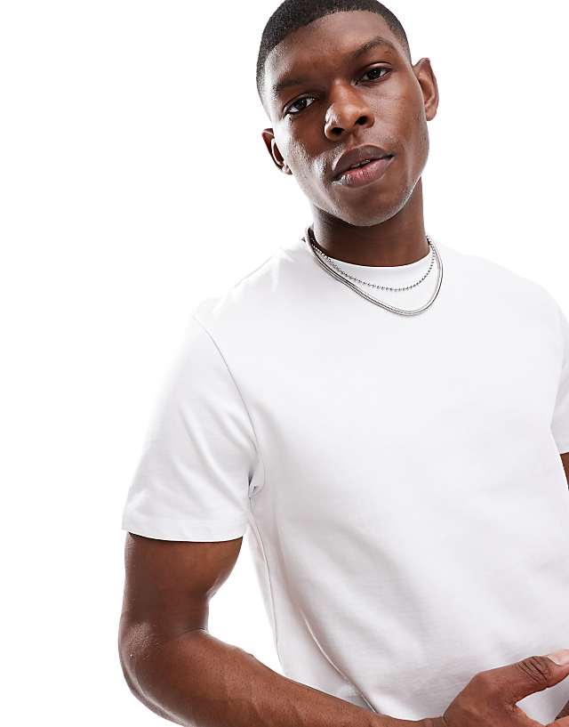 Asos ASOS DESIGN Super Heavyweight Crew Neck T-shirt In White