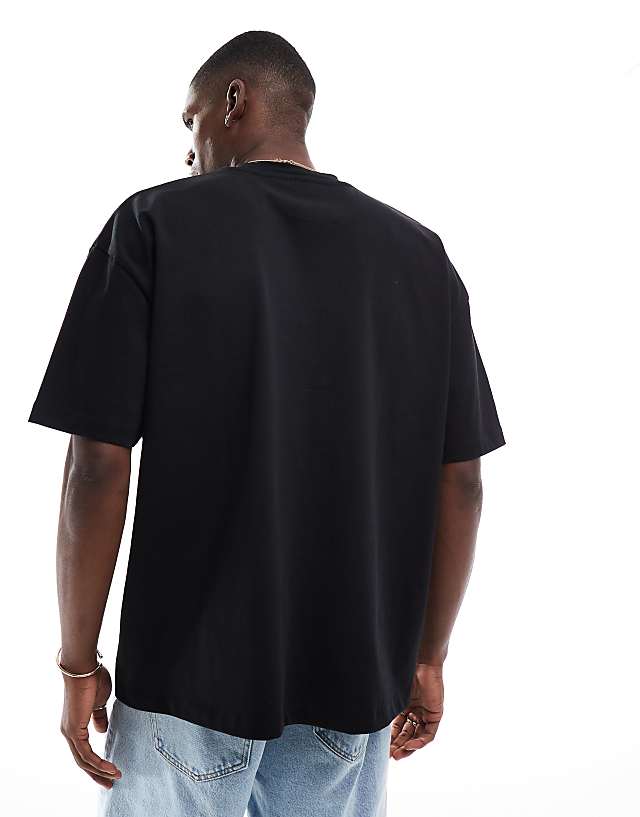 Asos ASOS DESIGN Super Heavyweight Oversized T-shirt In Black