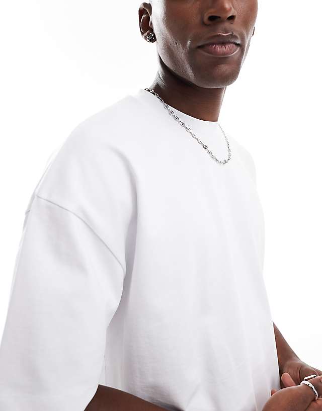 Asos ASOS DESIGN Super Heavyweight Oversized T-shirt In White