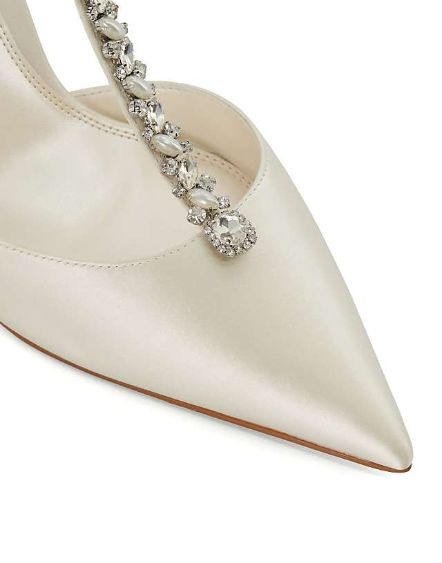 Asos Dune London Devotional Bridal Heels In Ivory