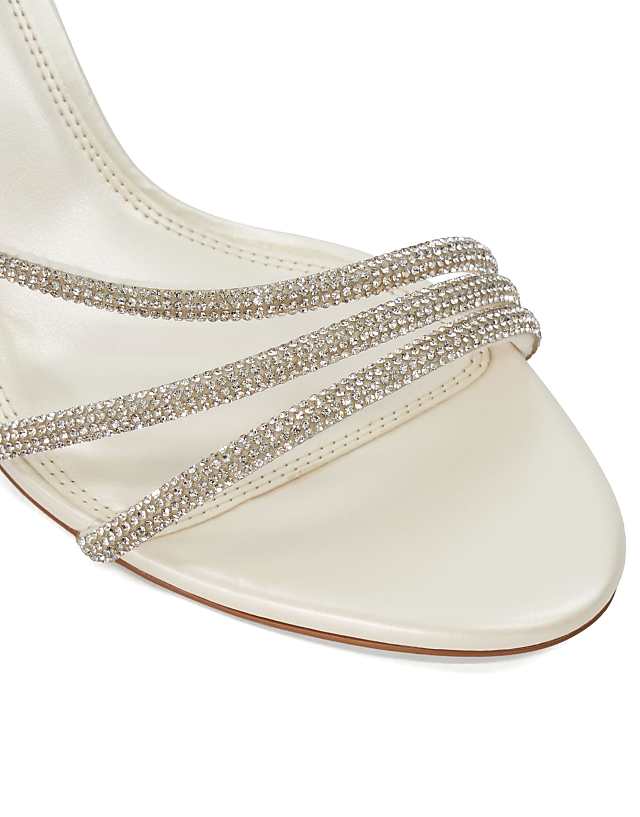 Asos Dune London Midsummers Bridal Heels In Ivory