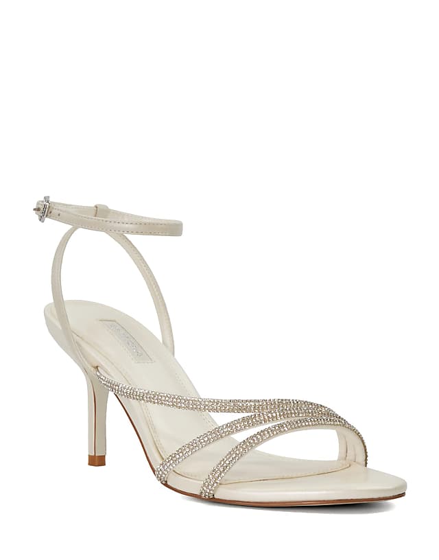 Asos Dune London Midsummers Bridal Heels In Ivory