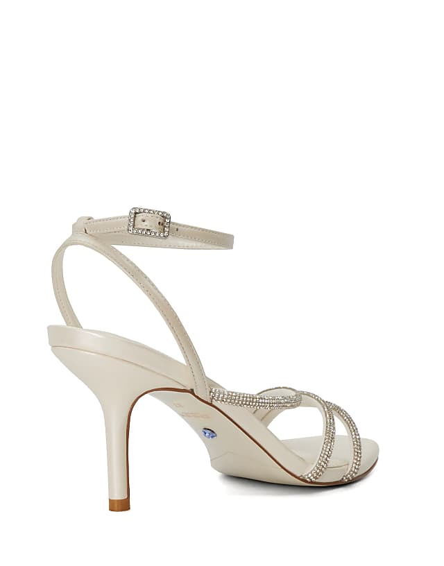 Asos Dune London Midsummers Bridal Heels In Ivory