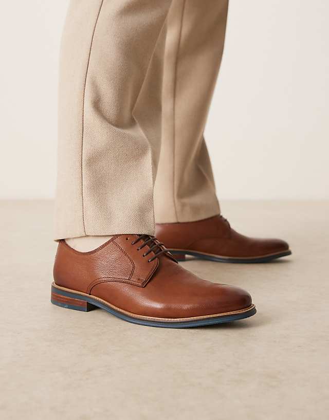 asos Dune London Stanley brogues in tan