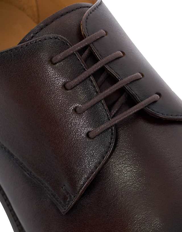 Asos Dune London Suffix Brogues Shoein Brown