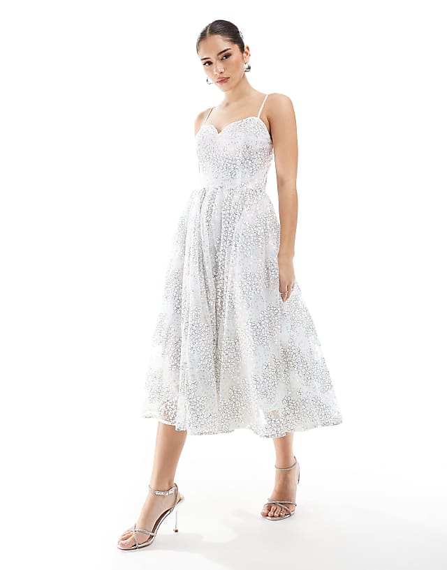 asos Elliatt harrow dress in multi