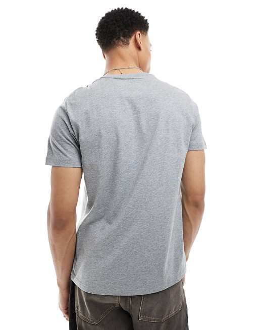 Asos Fred Perry Crew Neck T-shirt In Grey