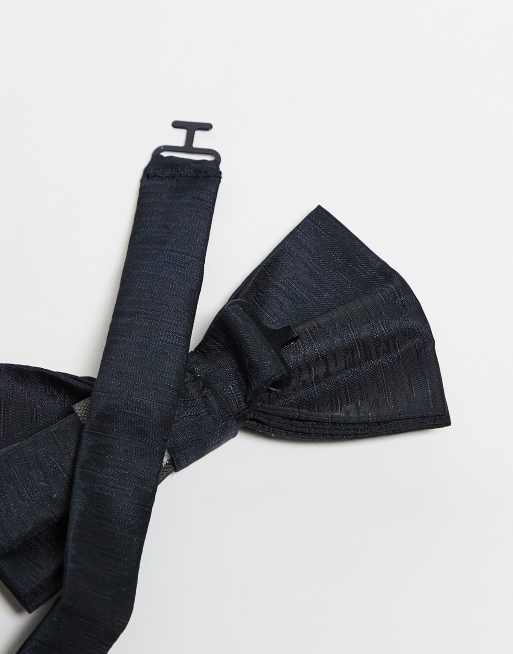 Asos French Connection Plain Bow Tie In Navy