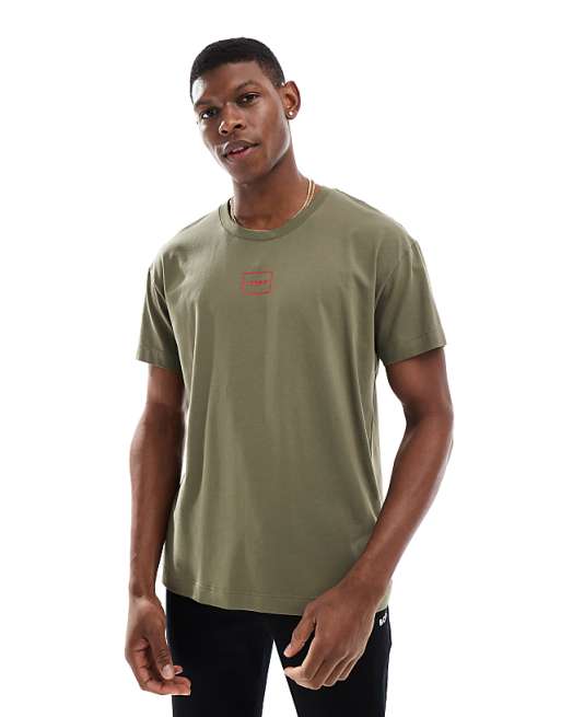 asos HUGO Bodywear laze t-shirt in green