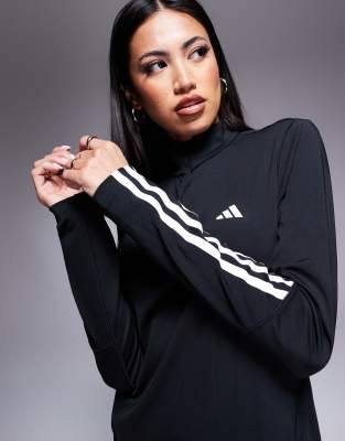 Asos Hyperglam Half Zip Black
