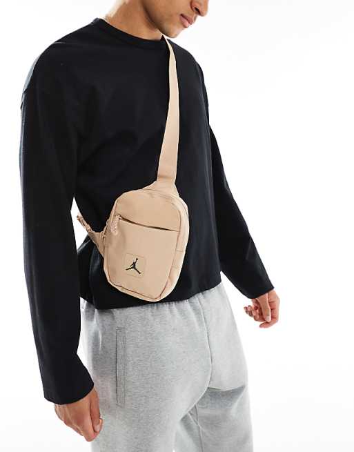 Asos Jordan Crossbody Hip Bag In Beige