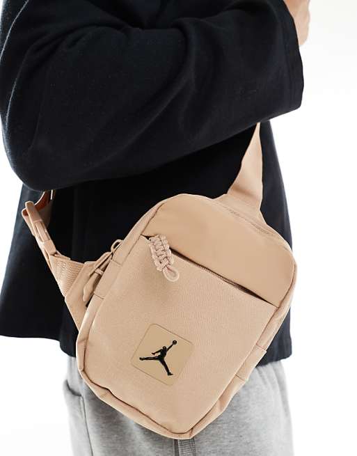 Asos Jordan Crossbody Hip Bag In Beige