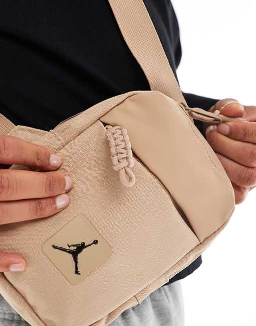 Asos Jordan Crossbody Hip Bag In Beige