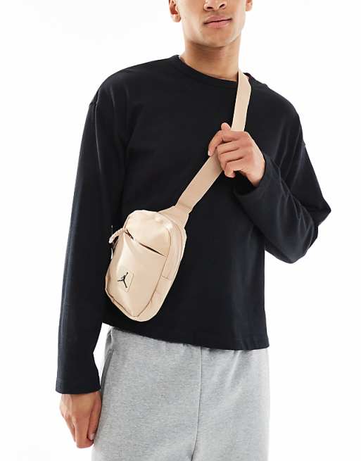 asos Jordan crossbody hip bag in beige