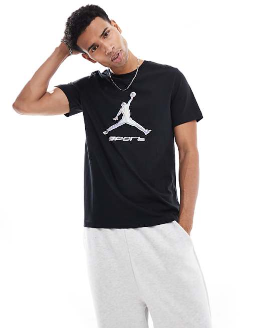 asos Jordan graphic t-shirt in black