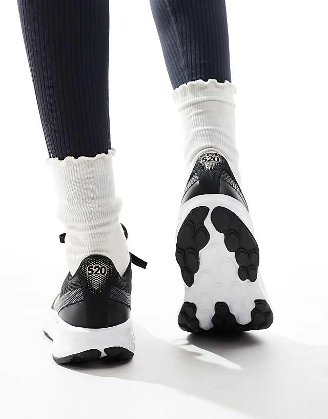 Asos New Balance 520 Running Trainers In Black