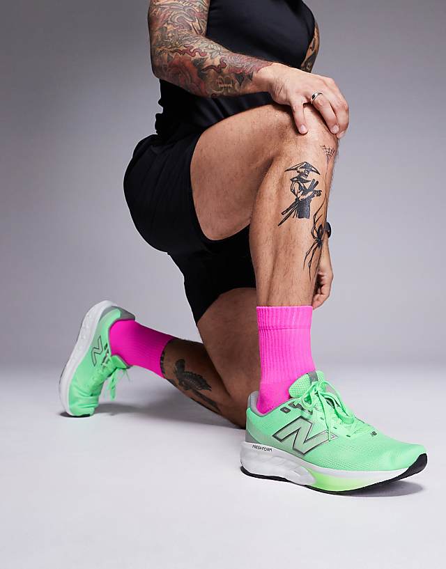 asos New Balance 520 running trainers in green