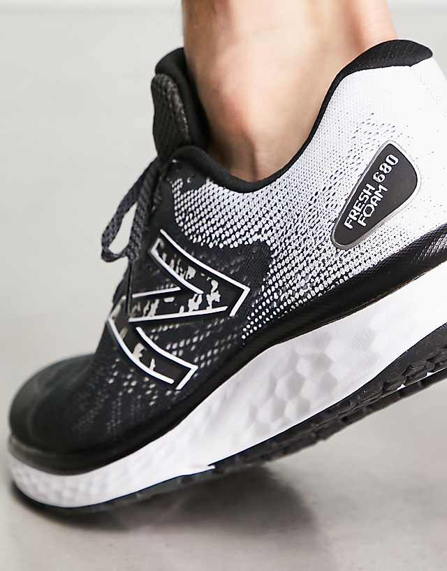 Asos New Balance 680 Trainers In Black