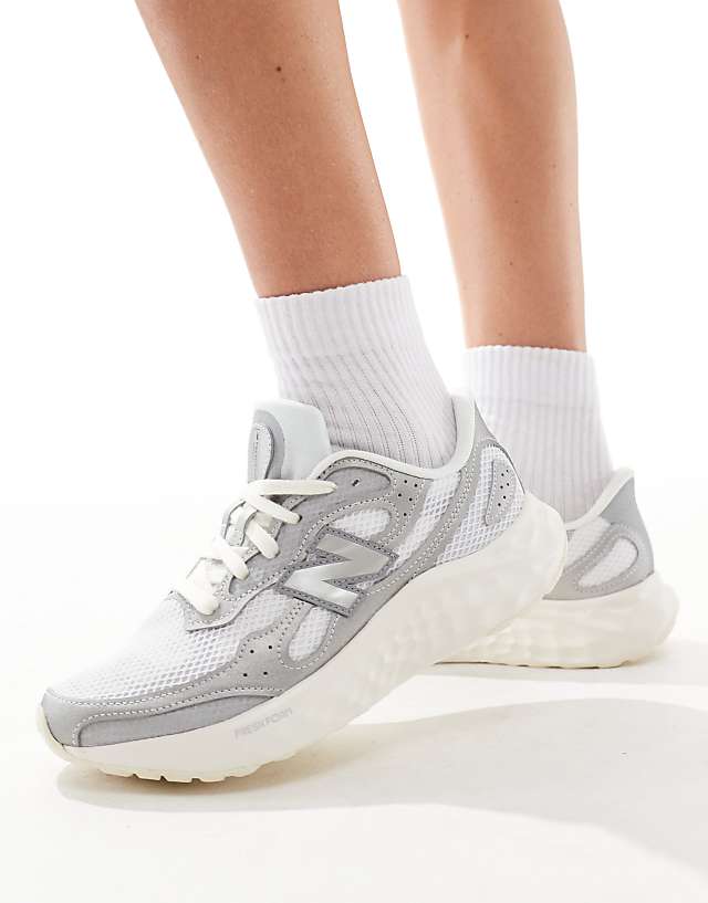 Asos New Balance Arishi Running Trainers In Silver