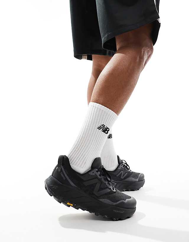 asos New Balance Hier running trainers in black