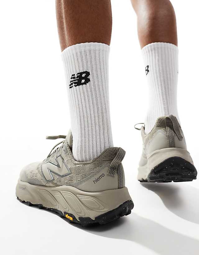 Asos New Balance Hier Running Trainers In Brown