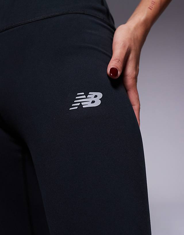 Asos New Balance High Rise Legging In Black