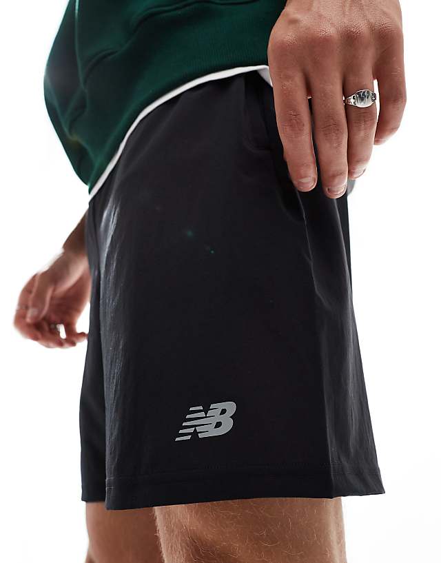 Asos New Balance Sport Essentials Short 7" In Black