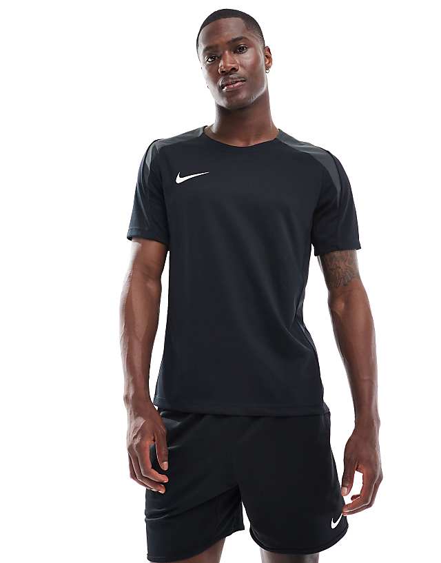 Asos Nike Football Strike T-shirt In Black