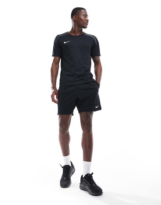 Asos Nike Football Strike T-shirt In Black