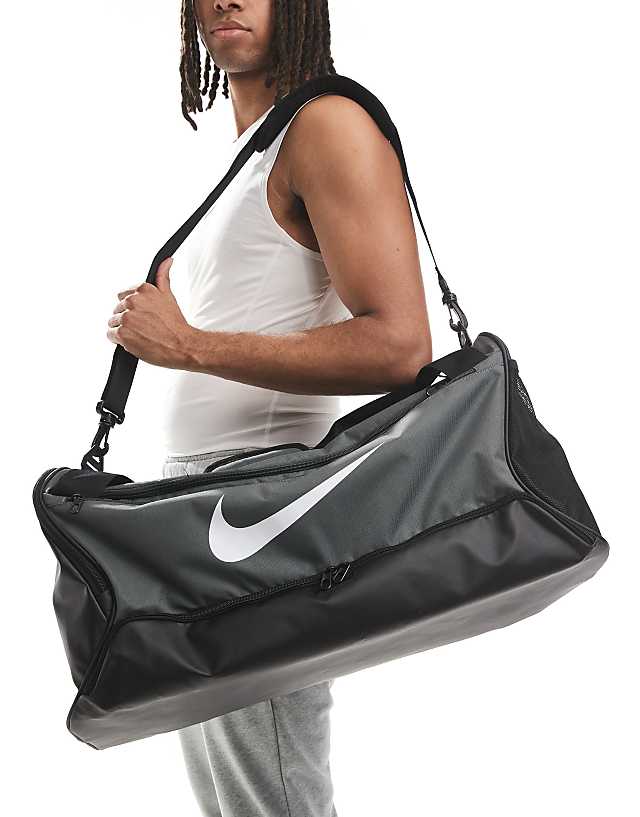 Asos Nike Gym Holdall Bag In Grey