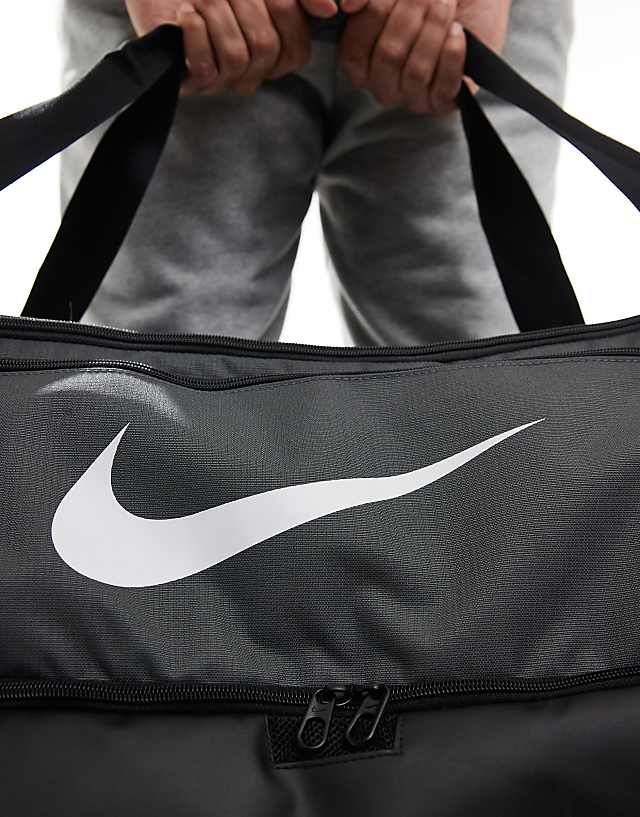 Asos Nike Gym Holdall Bag In Grey