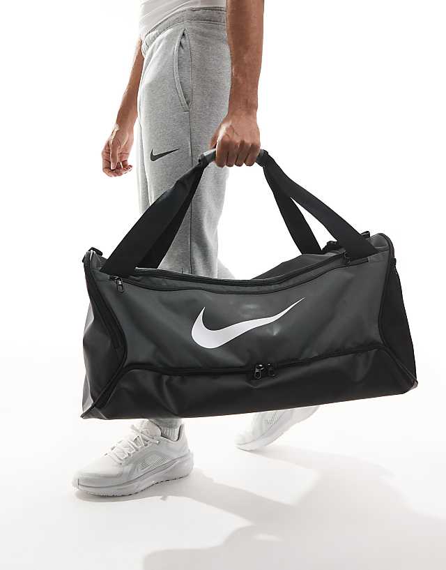 asos Nike gym holdall bag in grey