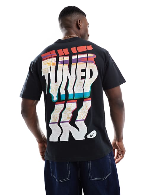 asos Nike M90 t-shirt in black