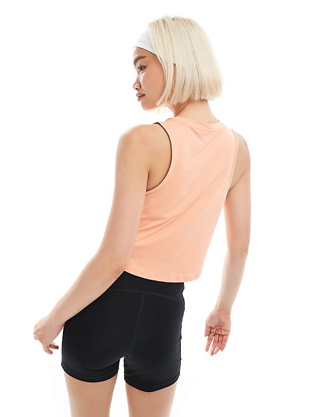 Asos Nike One Training Dri-FIT Vest In Coral