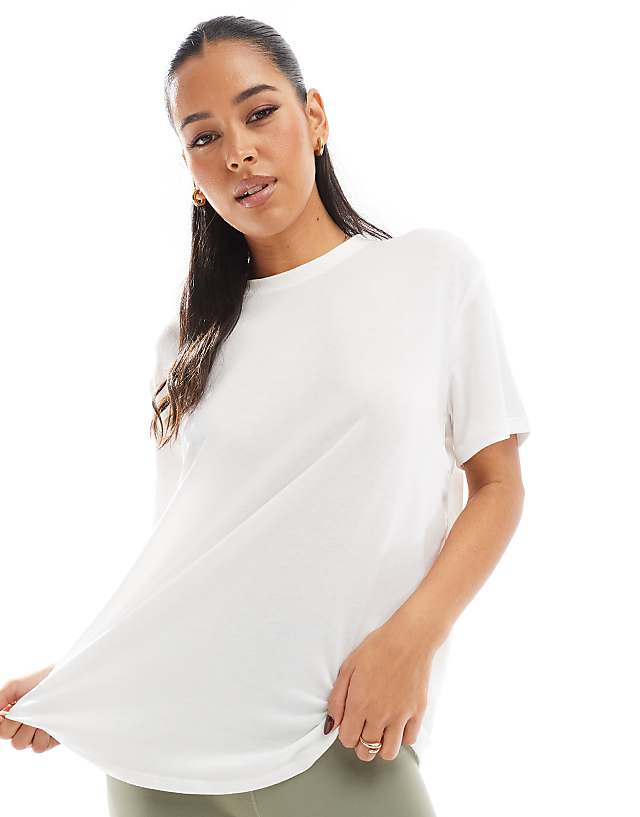 Asos Nike One Training Relaxed T-shirt In White