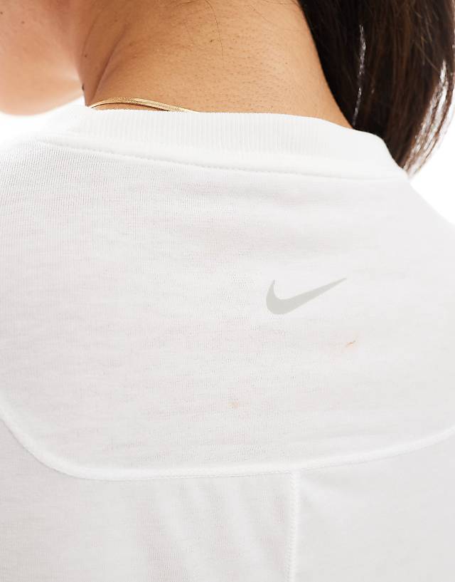 Asos Nike One Training Relaxed T-shirt In White