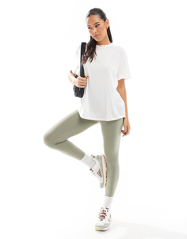 asos Nike One Training relaxed t-shirt in white
