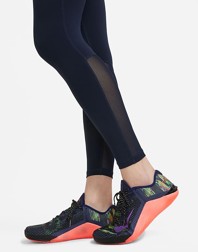 Asos Nike Pro Training 365 Leggings In Navy