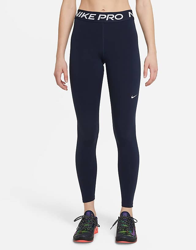 asos Nike Pro Training 365 leggings in navy