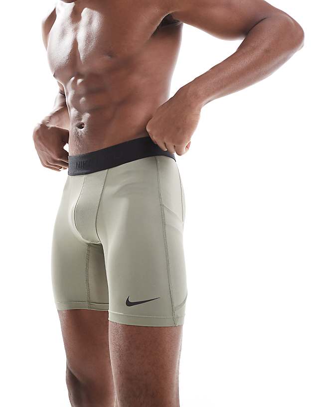 Asos Nike Pro Training Dri-FIT Shorts In Khaki
