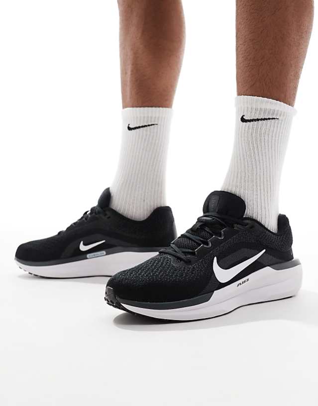 asos Nike Running Air Winflo 11 trainers in black