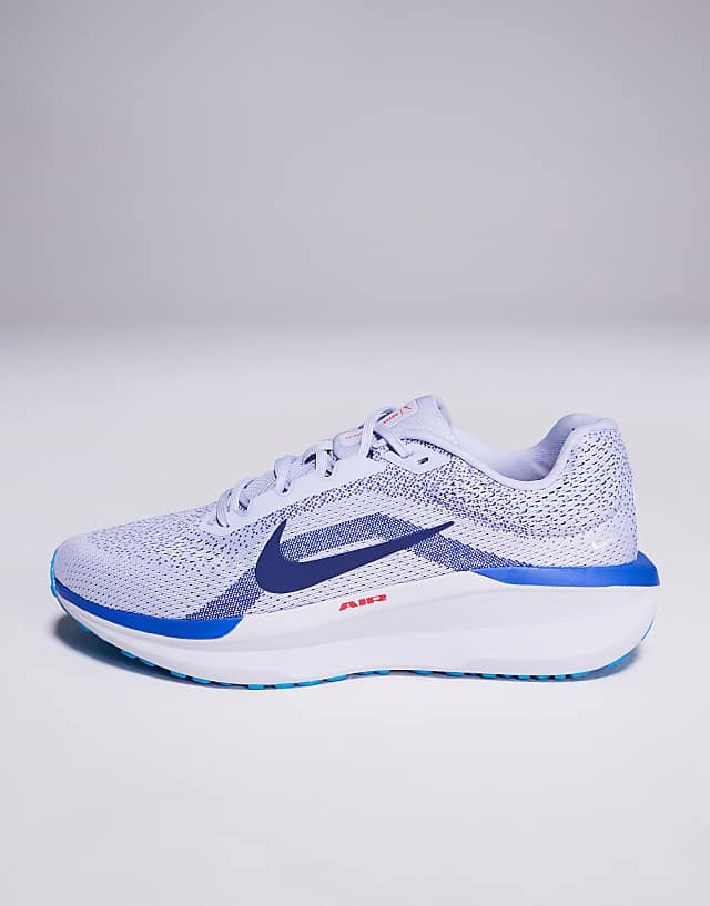 Asos Nike Running Air Winflo 11 Trainers In Blue