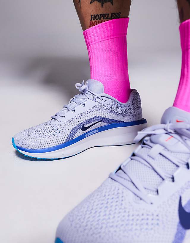 Asos Nike Running Air Winflo 11 Trainers In Blue