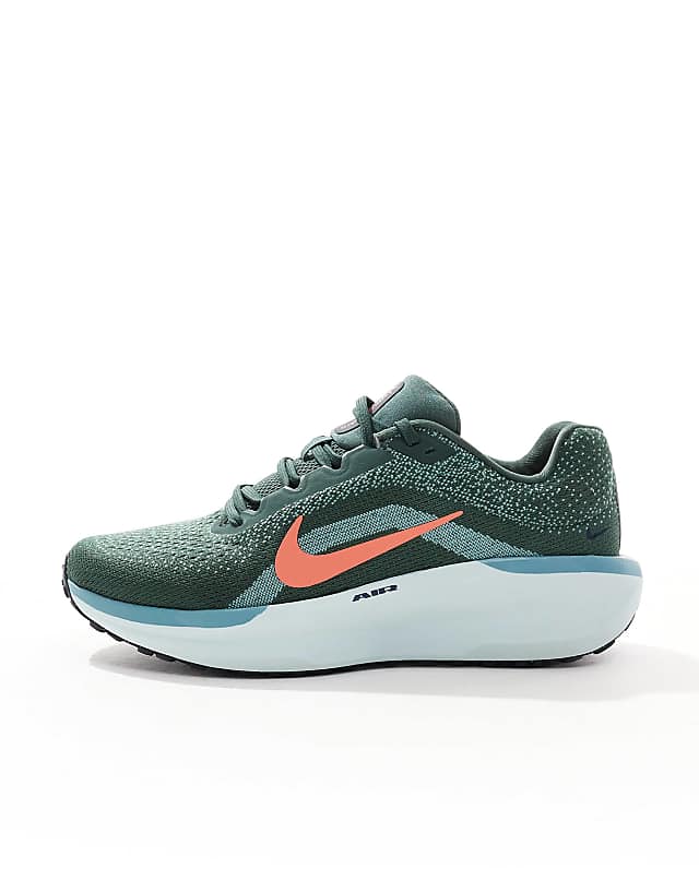 Asos Nike Running Air Winflo 11 Trainers In Green