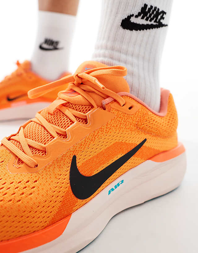 Asos Nike Running Air Winflo 11 Trainers In Orange