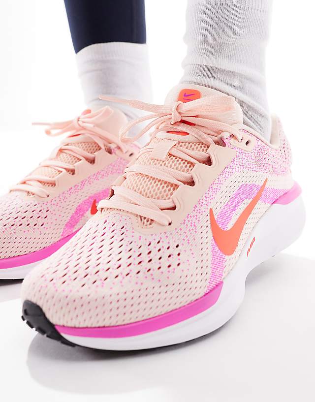 Asos Nike Running Air Winflo 11 Trainers In Pink
