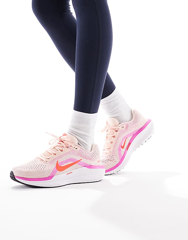 asos Nike Running Air Winflo 11 trainers in pink
